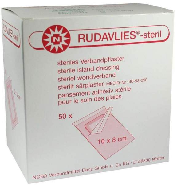 Rudavlies-Steril Verbandpflaster 8x10 Cml