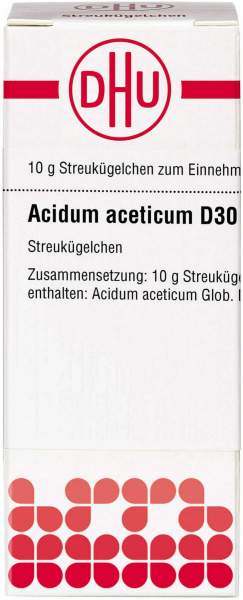 Acidum aceticum D 30 Globuli 10g
