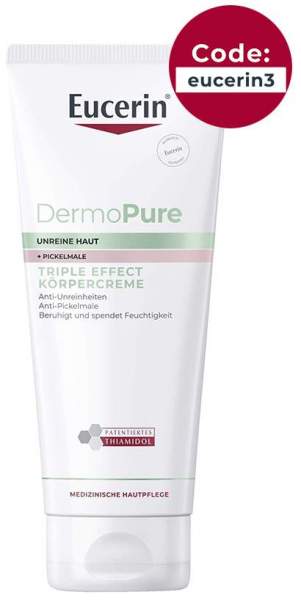 Eucerin DermoPure Triple Effect Körpercreme 200 ml