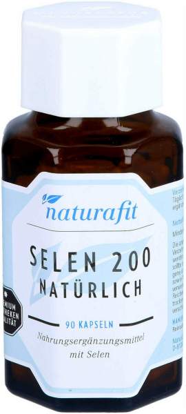 Naturafit Selen 200 Natürlich Kapseln 90 Stück