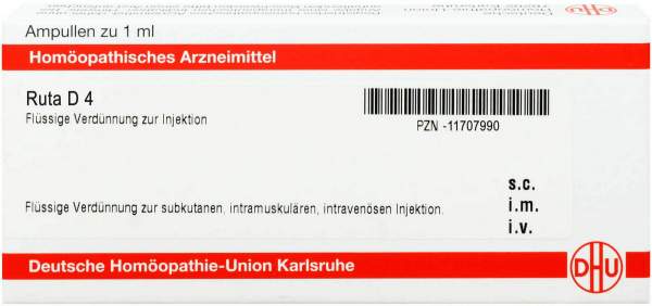 Dhu Ruta D4 Ampullen 8 X 1 ml