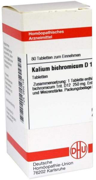 DHU Kalium bichromicum D12 80 Tabletten