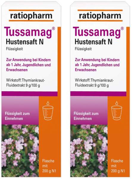 Tussamag Hustensaft N 2 x 200 g Saft