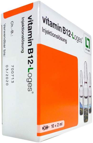 Vitamin B12 Loges Injektionslösung 10 X 2 ml Ampullen