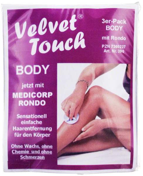 Velvet Touch Body 3er 1 Set zur Haarentfernung