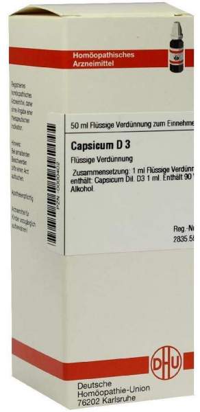 Capsicum D 3 Dilution