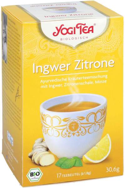 Yogi Tea Ingwer Zitrone Bio Filterbeutel 17 Stk