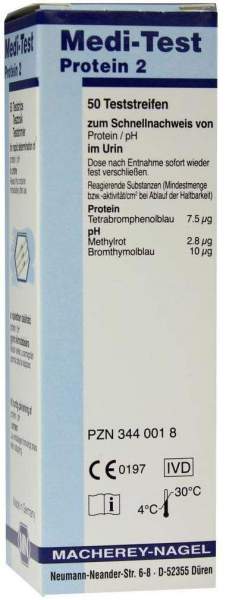 Medi Test Protein 2 Teststreifen