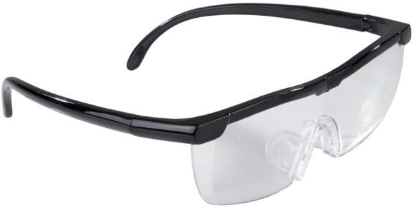 Easymaxx Vergrößerungsbrille, schwarz, inklusive Aufbewahrungsbeutel