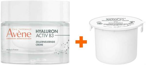 Avene Hyaluron Activ B3 zellerneuernde Creme 50 ml + Nachfüllpack 50 ml