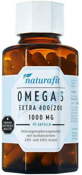 Naturafit Omega - 3 Extra 400 200 Kapseln 80 Stk