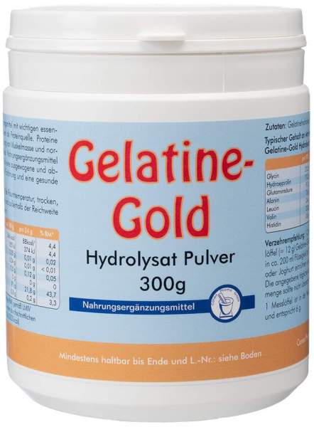 Gelatine Gold Hydrolysat 300 g Pulver