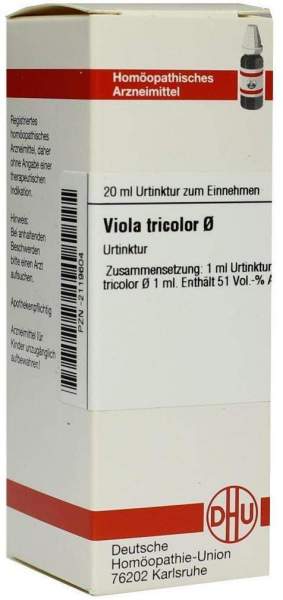 Viola Tricolor Urtinktur Dhu 20 ml Dilution