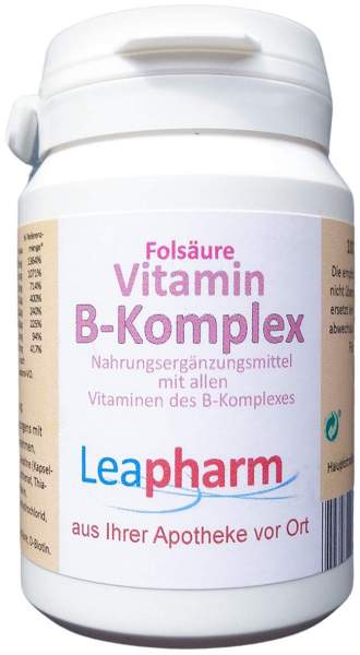 Folsäure Vitamin B Komplex Kapseln 100 Stück