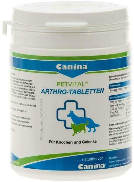 Petvital Arthro 180 G Tabletten Vet