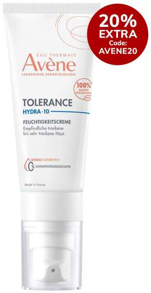 Avene Tolerance Hydra-10 Feuchtigkeitscreme 40 ml