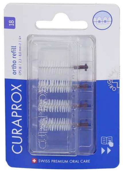 Curaprox Cps 18 Ortho Refill 4 Stück