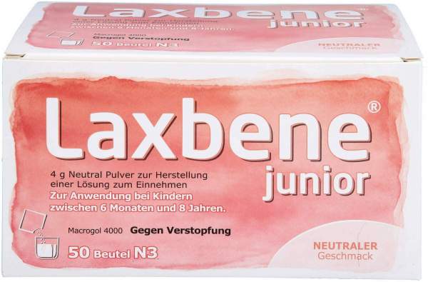 Laxbene Junior 4 G Neutral Ple Kinder 6 Monate - 8 Jahre 50 X 4...