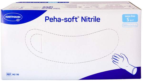 Peha-Soft Nitrile Unt.Handsch.Unste.Puderfrei S