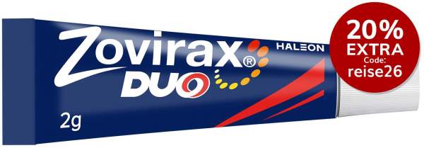 Zovirax Duo 50 mg je g und 10 mg je g 2 g Creme