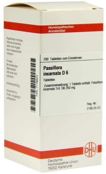 Passiflora Incarnata D6 Tabletten 200 Tabletten