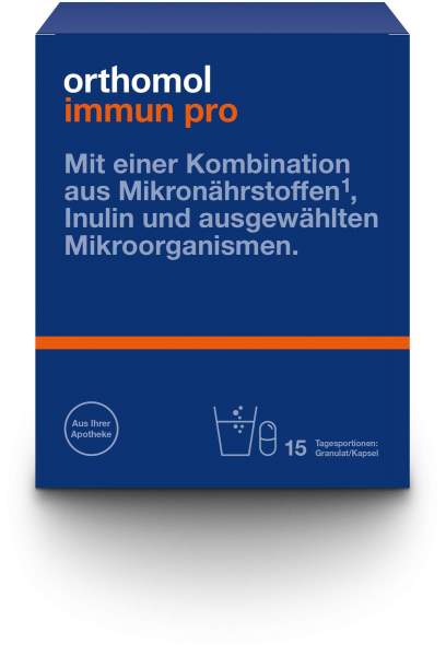 Orthomol Immun Pro 15 Kapseln Granulat