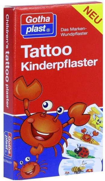 Tattoo Kinderpflaster 2,5 X 5,7 cm 8 Pflaster