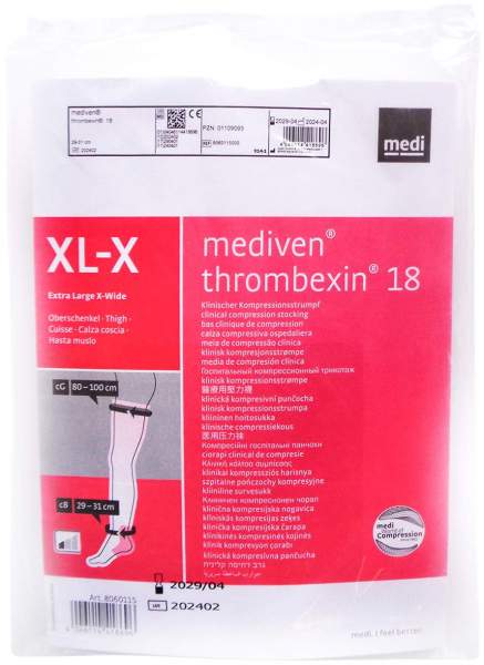 Mediven Thrombexin 18 Obersch.Str.Gr.Xlx M.Haftb.
