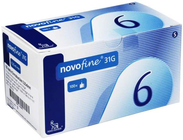 Novofine 6 Kanülen 0,25 X 6 mm 100 Kanülen