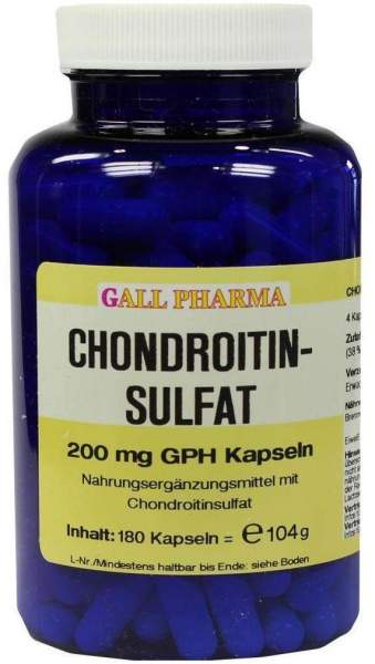 Chondroitinsulfat 200 mg Gph 180 Kapseln
