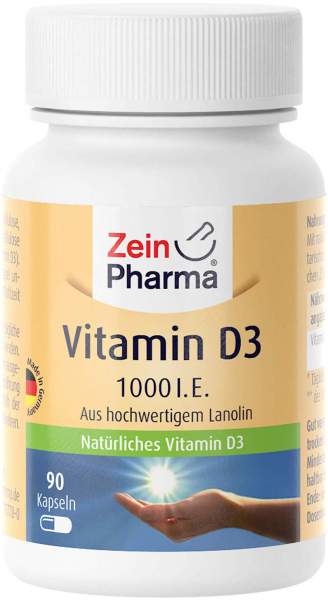 Vitamin D3 1.000 I.E. 90 Kapseln
