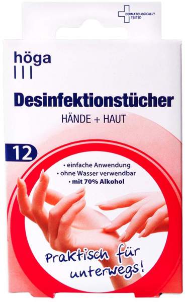 Desinfektionstücher Hände+haut