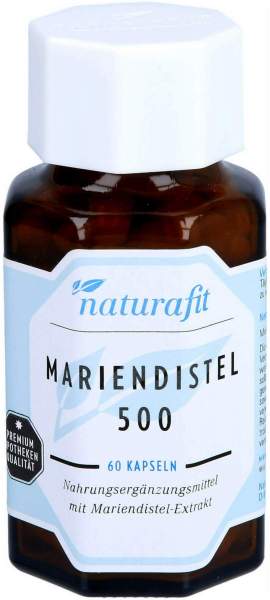 Naturafit Mariendistel 500 Kapseln 60 Stück