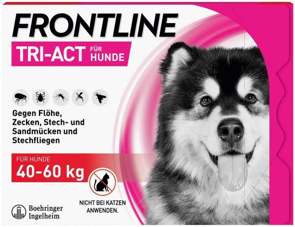 Frontline TRI-ACT Hund 40-60 kg 6 Pipetten