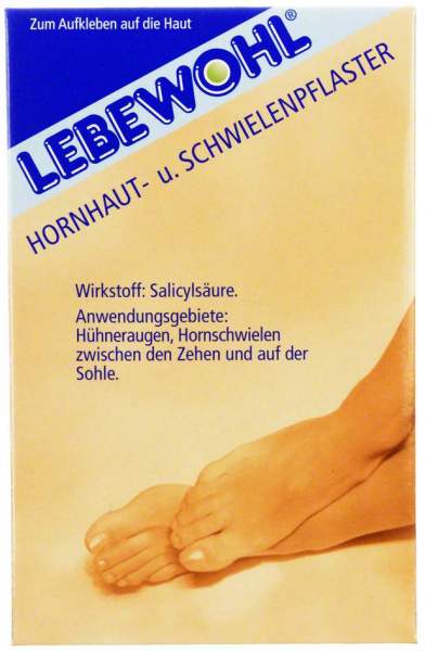 Lebewohl Hornhaut- und Schwielenpflaster