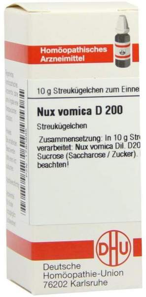 Dhu Nux Vomica D200 10 G Globuli