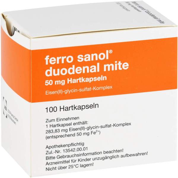 Ferro Sanol Duo Mite 50 mg 100 Kapseln