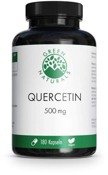 Green Naturals Quercetin 500 mg 180 Kapseln