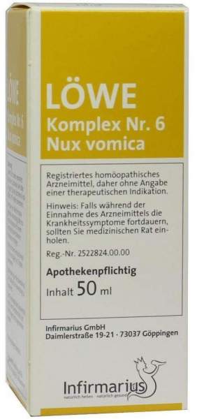 Löwe Komplex Nr. 6 Nux Vomic 50 ml Tropfen