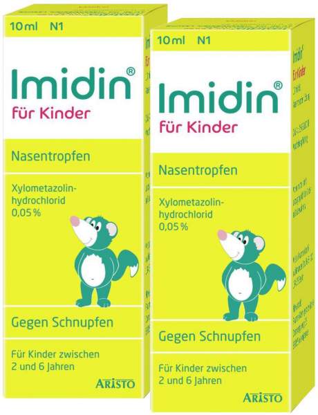 Doppelset Imidin Nasentropfen für Kinder 2 x 10 ml