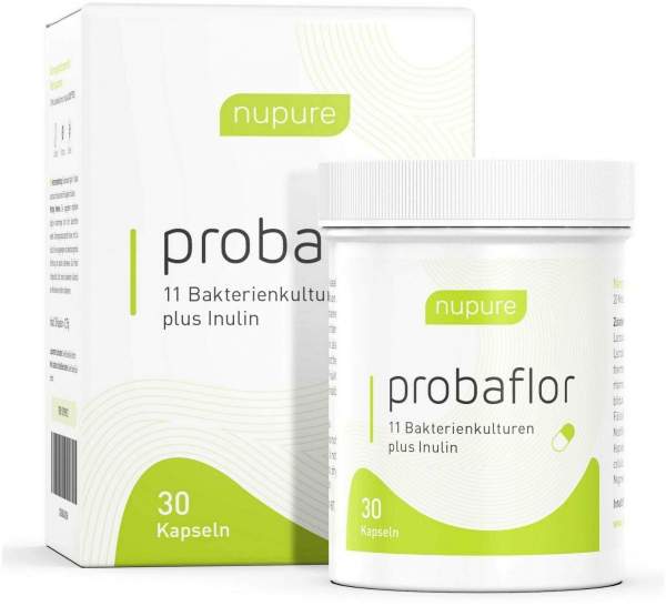 nupure probaflor Probiotika zur Darmsanierung 30 Kapseln
