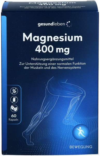Gesundleben Magnesium 400 mg 60 Kapseln