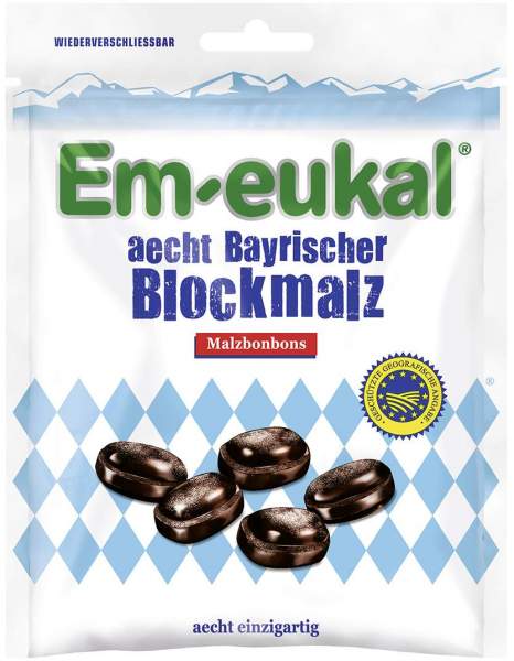 Em Eukal Bonbons Aecht Bayrischer Blockmalz Gg.Azh 100 G