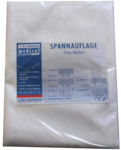 Molton Spannauflage 90x190cm Mit Folie Einseitig