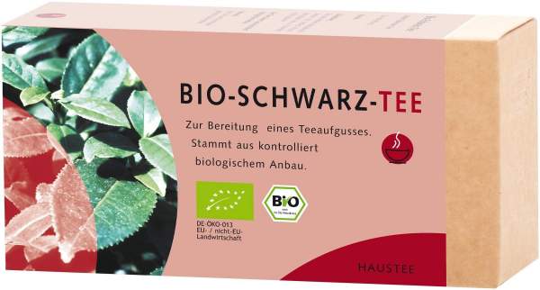 Schwarzer Tee Darjeeling Bio Filterbeutel