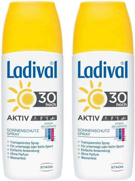 Ladival Aktiv Spray LSF 30 2 x 150 ml