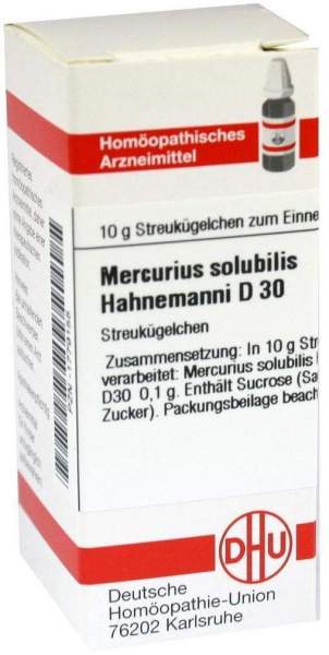 Mercurius Solubilis Hahnemanni D 30 10 G Globuli