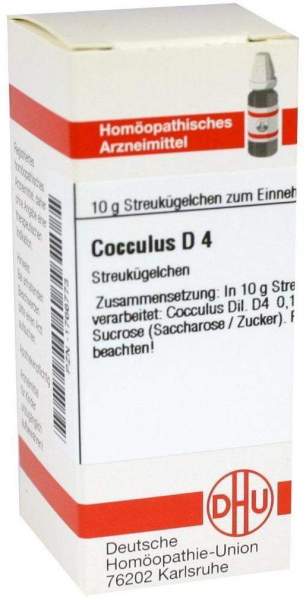 DHU Cocculus D4 10 g Globuli