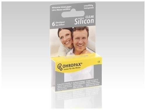 Ohropax Silicon Clear 6 Stück