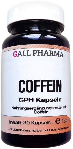 Coffein Gph Kapseln 30 Stück